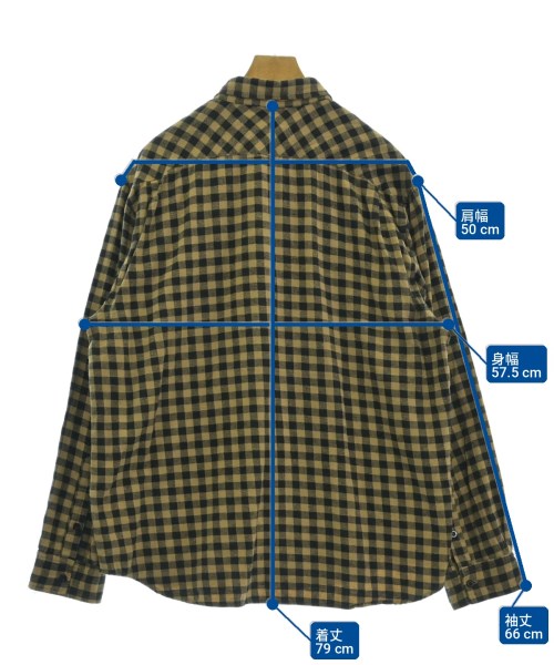 STUSSY（ステューシー）カジュアルシャツ ベージュ サイズ:L メンズ/2200722566039