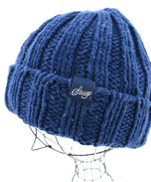 STUSSY（ステューシー）ニットキャップ・ビーニー 紺 サイズ:- メンズ/2200723083023