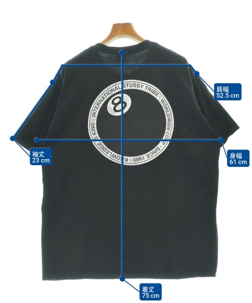 STUSSY（ステューシー）Tシャツ・カットソー 黒 サイズ:XL メンズ/2200723644118