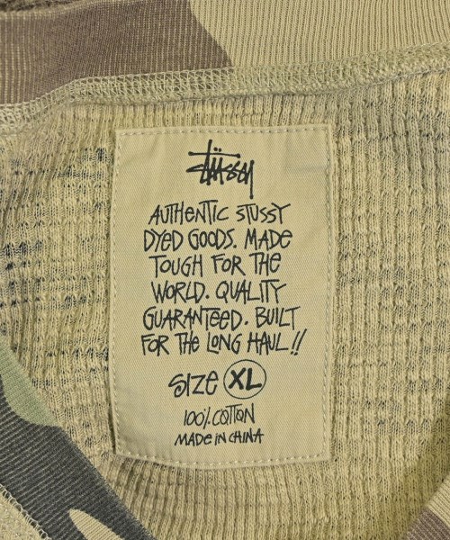 STUSSY（ステューシー）Tシャツ・カットソー カーキ サイズ:XL メンズ/2200724085132