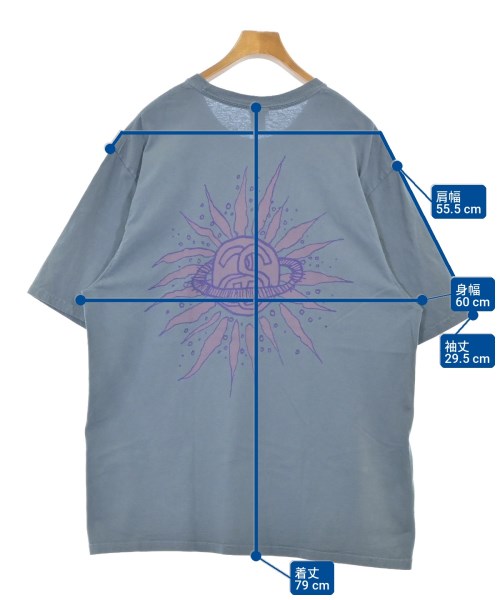 STUSSY（ステューシー）Tシャツ・カットソー 青 サイズ:XL メンズ/2200724085194