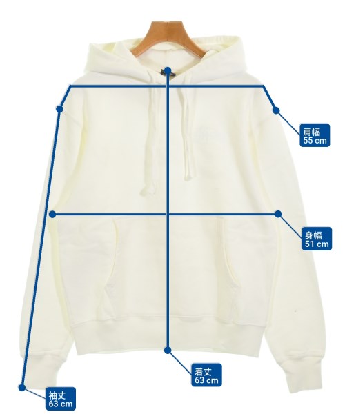 STUSSY（ステューシー）パーカー 白 サイズ:S メンズ/2200724111091