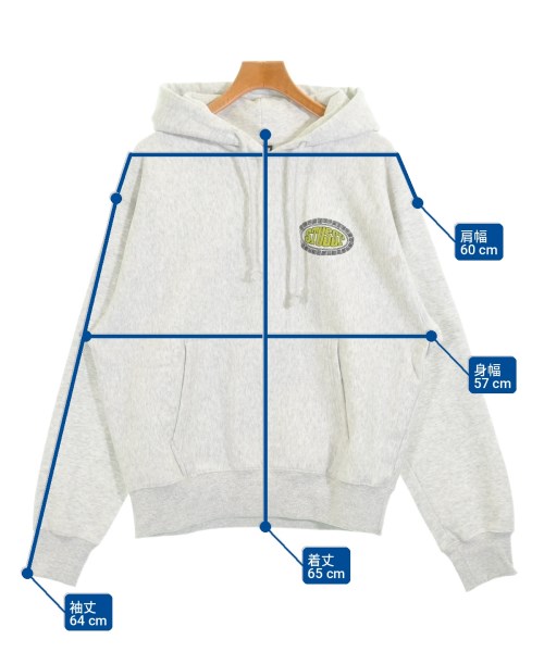 STUSSY（ステューシー）パーカー グレー サイズ:M メンズ/2200724111114