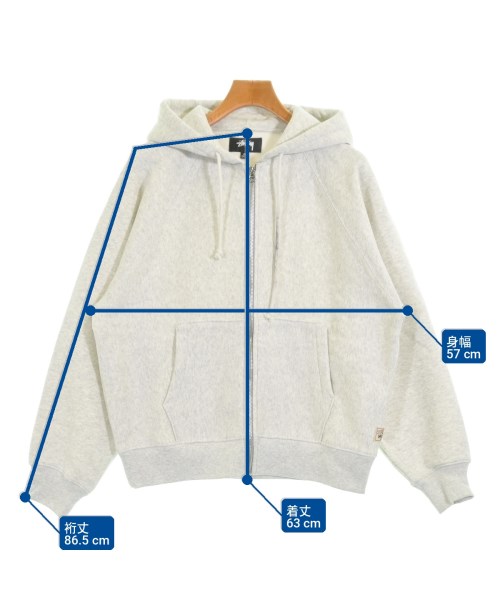 STUSSY（ステューシー）パーカー グレー サイズ:M メンズ/2200724111152