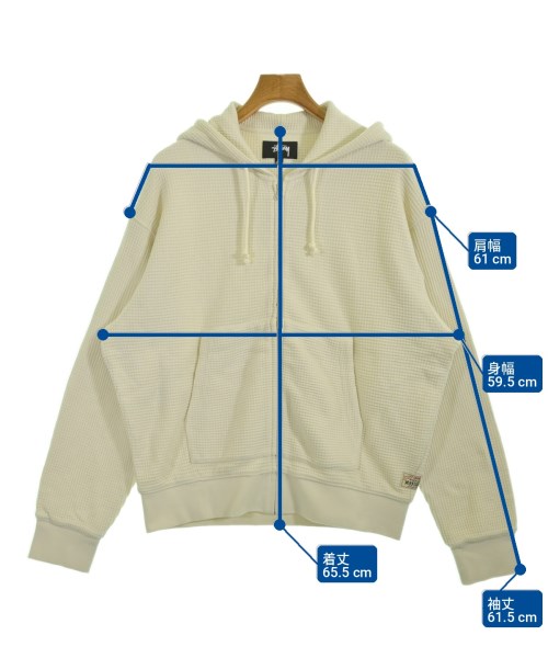 STUSSY（ステューシー）パーカー 白 サイズ:M メンズ/2200724111169