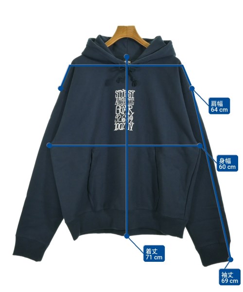 STUSSY（ステューシー）パーカー 紺 サイズ:XL メンズ/2200724111176