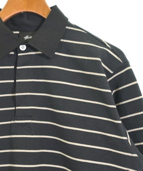 STUSSY（ステューシー）ポロシャツ 黒 サイズ:S メンズ/2200724111220