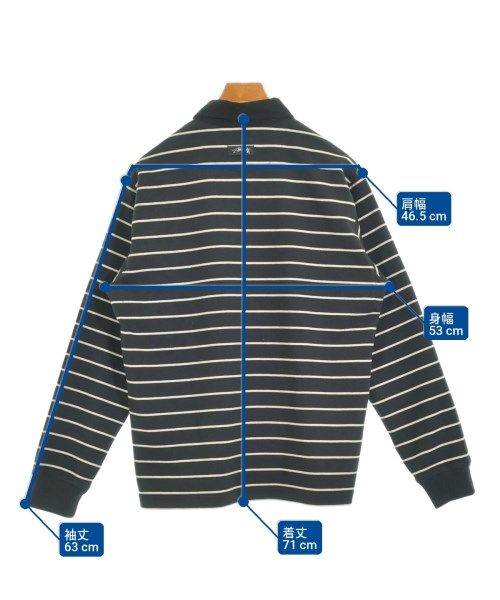 STUSSY（ステューシー）ポロシャツ 黒 サイズ:S メンズ/2200724111220