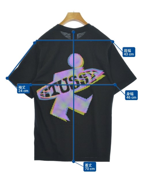 STUSSY（ステューシー）Tシャツ・カットソー 黒 サイズ:S メンズ/2200724111282