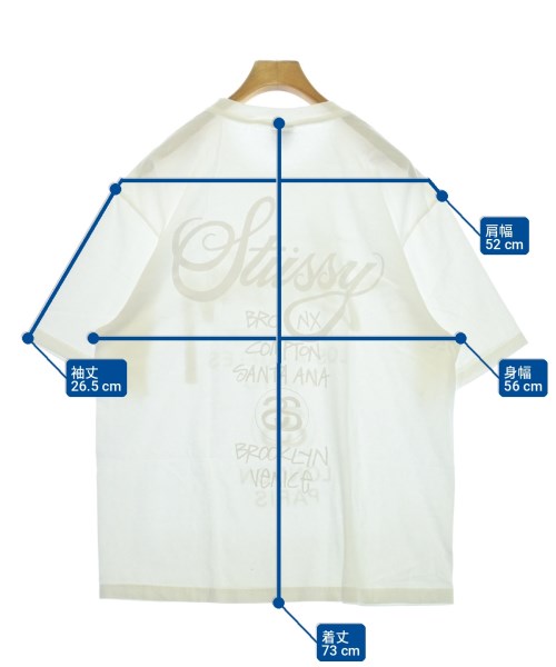 STUSSY（ステューシー）Tシャツ・カットソー 白 サイズ:L メンズ/2200724111305