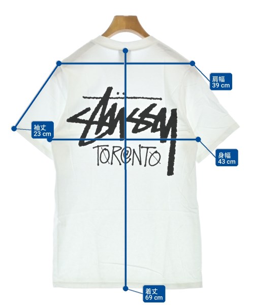 STUSSY（ステューシー）Tシャツ・カットソー 白 サイズ:S メンズ/2200724111329