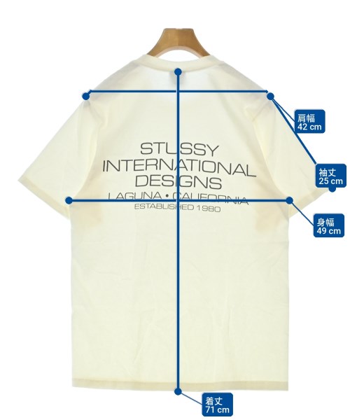STUSSY（ステューシー）Tシャツ・カットソー 白 サイズ:S メンズ/2200724111350