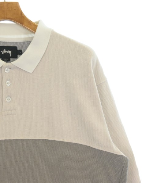 STUSSY（ステューシー）ポロシャツ グレー サイズ:L メンズ/2200724536054