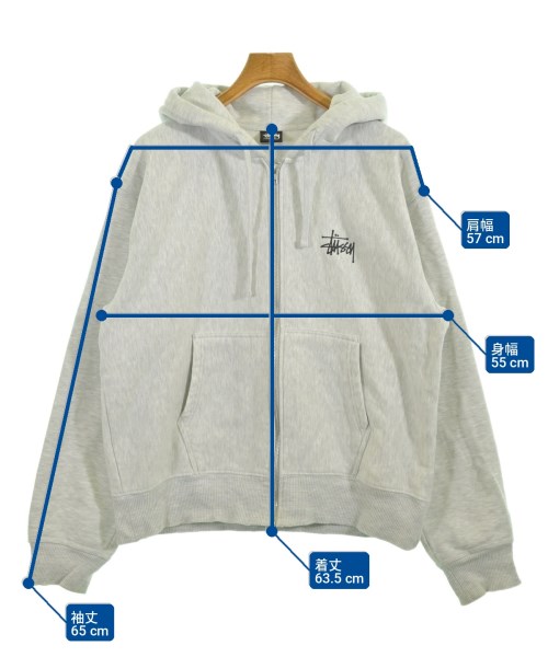 STUSSY（ステューシー）パーカー グレー サイズ:M メンズ/2200722766088
