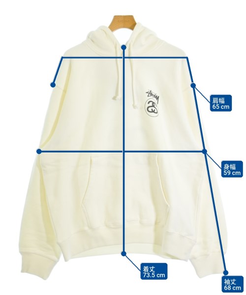 STUSSY（ステューシー）パーカー 白 サイズ:XL メンズ/2200725979058