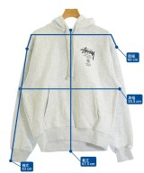 STUSSY（ステューシー）パーカー グレー サイズ:M メンズ/2200725979096