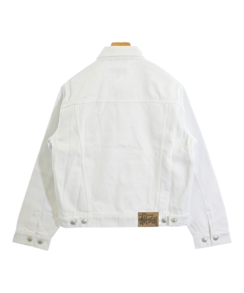 STUSSY（ステューシー）デニムジャケット 白 サイズ:S メンズ/2200725979133