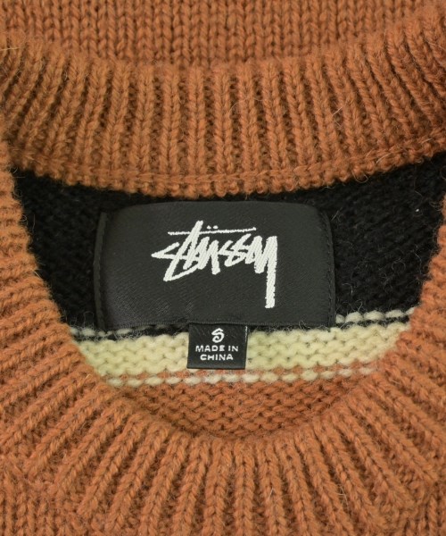 STUSSY（ステューシー）ニット・セーター オレンジ サイズ:S メンズ/2200725979171