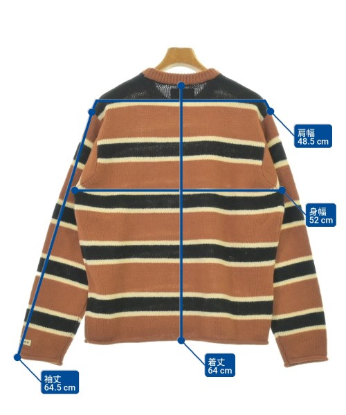 STUSSY（ステューシー）ニット・セーター オレンジ サイズ:S メンズ/2200725979171