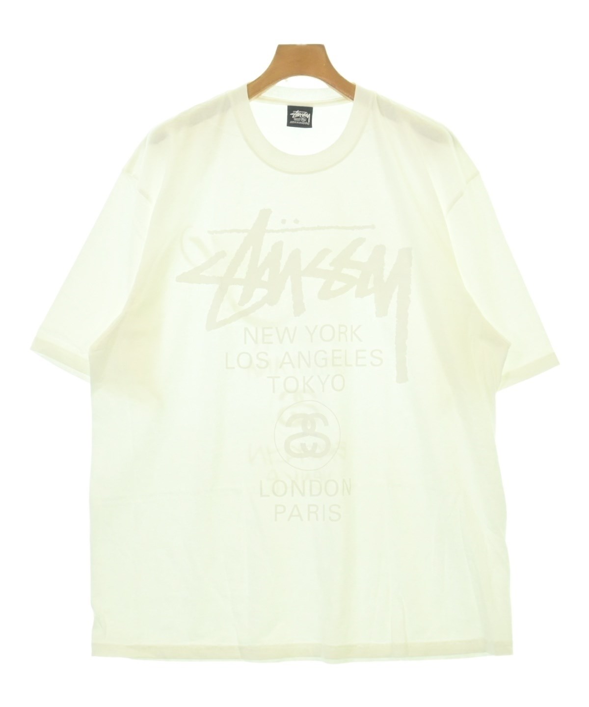 STUSSY（ステューシー）Tシャツ・カットソー 白 サイズ:XL メンズ