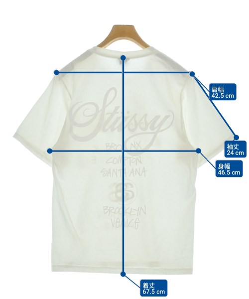 STUSSY（ステューシー）Tシャツ・カットソー 白 サイズ:S メンズ/2200725979218