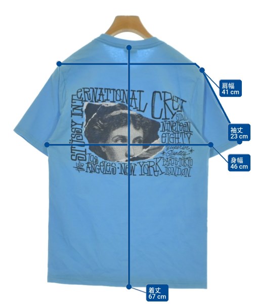 STUSSY（ステューシー）Tシャツ・カットソー 青 サイズ:S メンズ/2200725979287