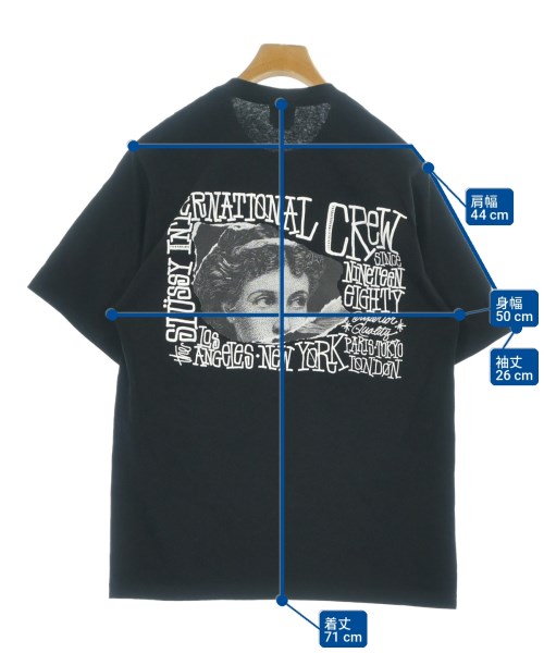 STUSSY（ステューシー）Tシャツ・カットソー 黒 サイズ:M メンズ/2200725979331