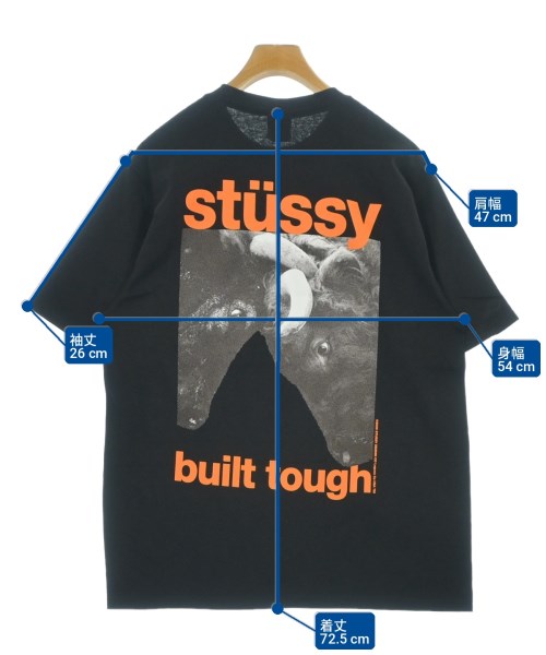 STUSSY（ステューシー）Tシャツ・カットソー 黒 サイズ:M メンズ/2200725979478