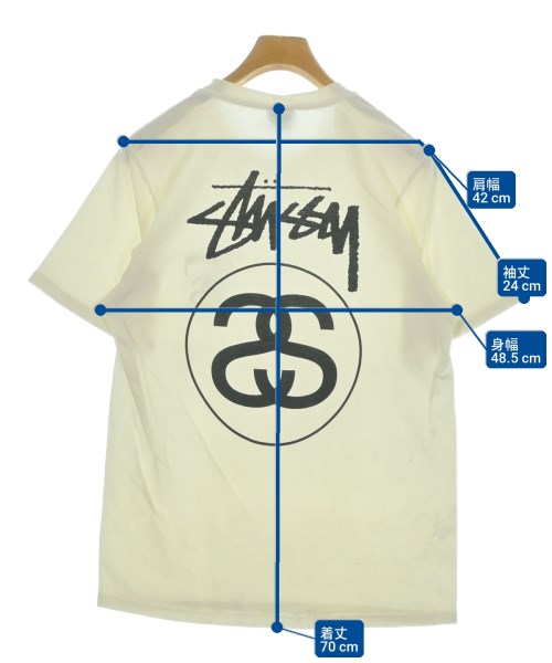 STUSSY（ステューシー）Tシャツ・カットソー 白 サイズ:S メンズ/2200725979485