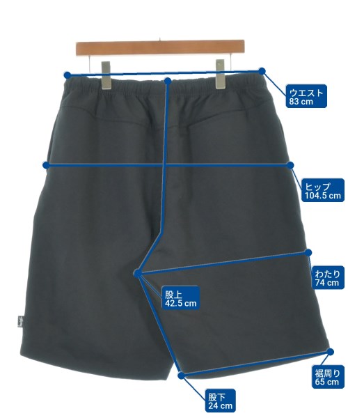 STUSSY（ステューシー）ショートパンツ 黒 サイズ:XXL メンズ/2200725979539