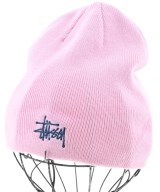 STUSSY（ステューシー）ニットキャップ・ビーニー ピンク サイズ:- メンズ/2200725979553