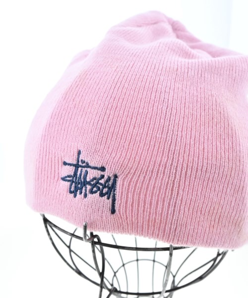 STUSSY（ステューシー）ニットキャップ・ビーニー ピンク サイズ:- メンズ/2200725979560