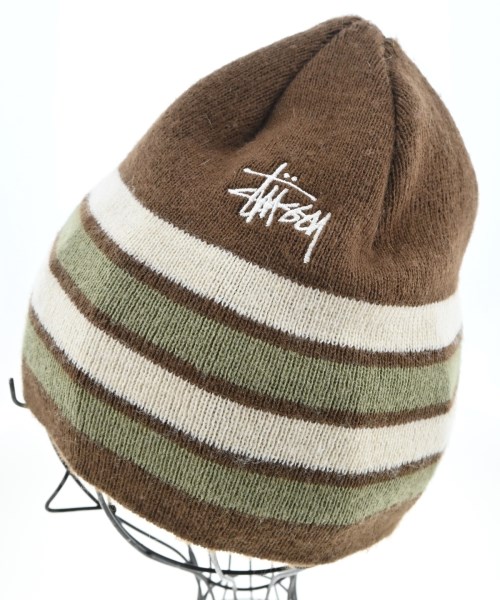 STUSSY（ステューシー）ニットキャップ・ビーニー 茶 サイズ:- メンズ/2200725979577