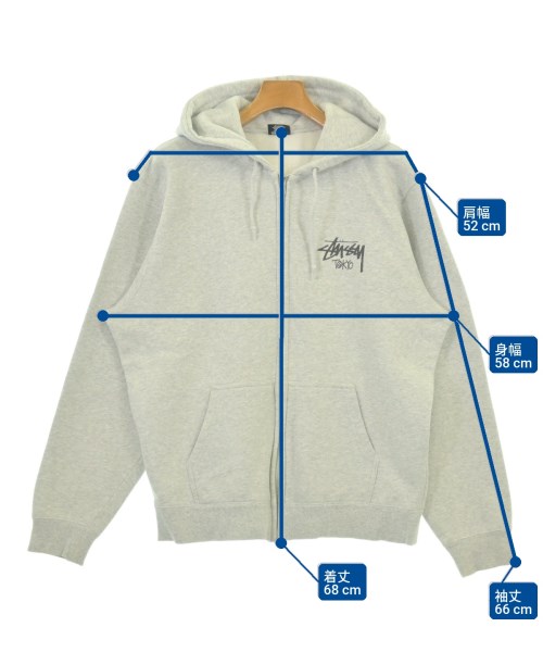 STUSSY（ステューシー）パーカー グレー サイズ:M メンズ/2200727830029