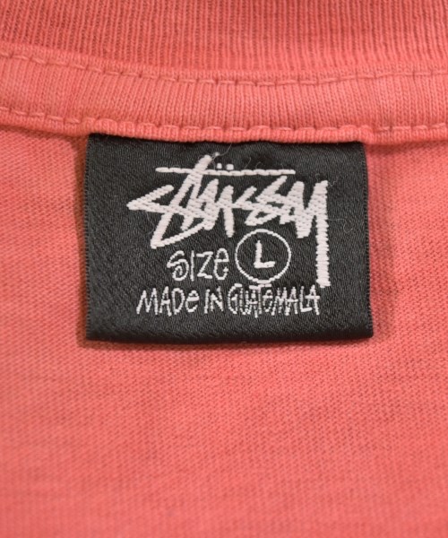 STUSSY（ステューシー）Tシャツ・カットソー ピンク サイズ:L メンズ/2200727830098