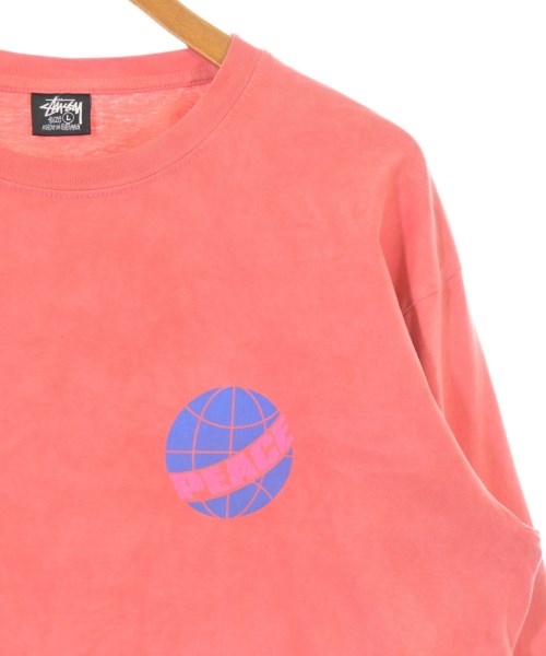 STUSSY（ステューシー）Tシャツ・カットソー ピンク サイズ:L メンズ/2200727830098