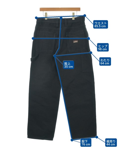 STUSSY（ステューシー）チノパン 黒 サイズ:32(L位) メンズ/2200729154086