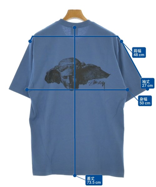 STUSSY（ステューシー）Tシャツ・カットソー 青 サイズ:L メンズ/2200682421027