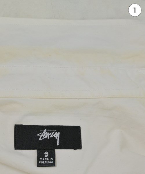 STUSSY（ステューシー）カジュアルシャツ 白 サイズ:S メンズ/2200683000023