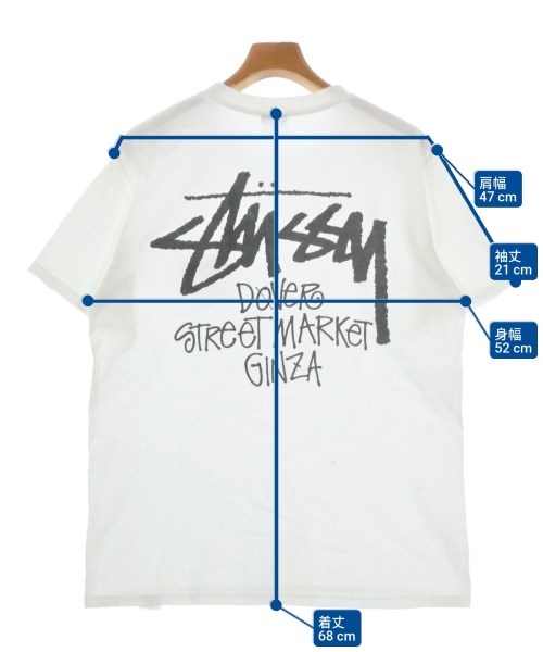 STUSSY（ステューシー）Tシャツ・カットソー 白 サイズ:M メンズ/2200674367036