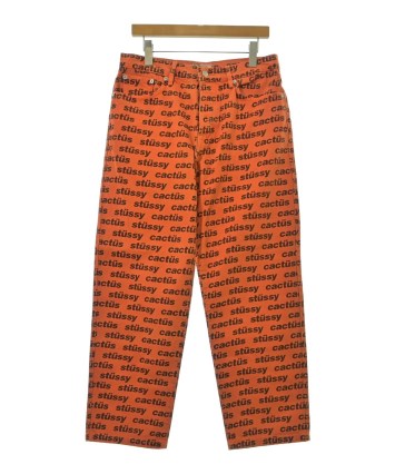 STUSSY ステューシー パンツ（その他） XL オレンジ 【古着】【中古】【送料無料】 STUSSY（ステューシー）デニムパンツ オレンジ サイズ:30(M位) メンズ