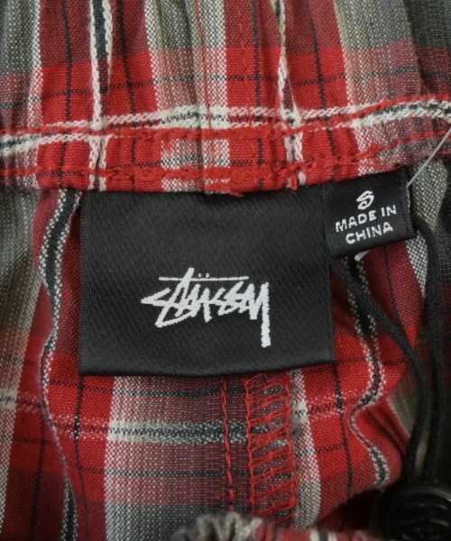 STUSSY（ステューシー）ショートパンツ 赤 サイズ:S メンズ/2200679917205