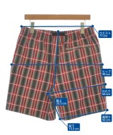 STUSSY（ステューシー）ショートパンツ 赤 サイズ:S メンズ/2200679917205