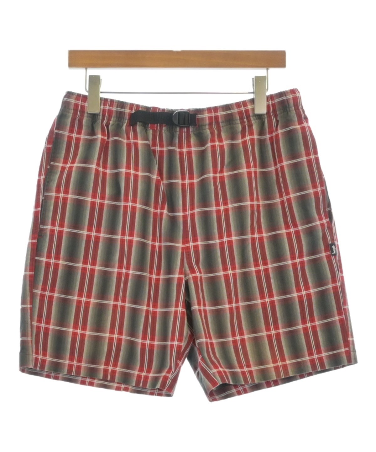 STUSSY（ステューシー）ショートパンツ 赤 サイズ:S メンズ