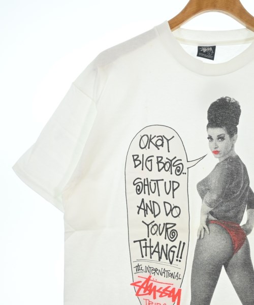 STUSSY（ステューシー）Tシャツ・カットソー 白 サイズ:L メンズ/2200685118030