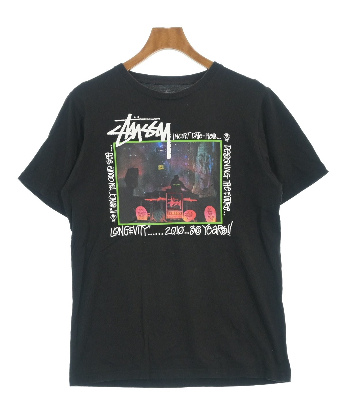 STUSSY（ステューシー）Tシャツ・カットソー 黒 サイズ:M メンズ