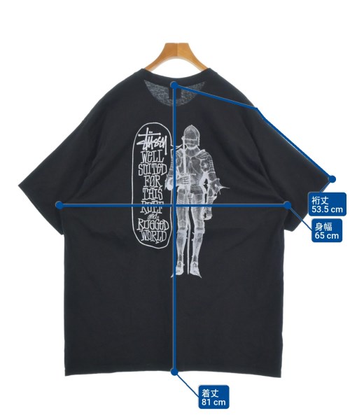 STUSSY（ステューシー）Tシャツ・カットソー 黒 サイズ:XXL メンズ/2200685632086
