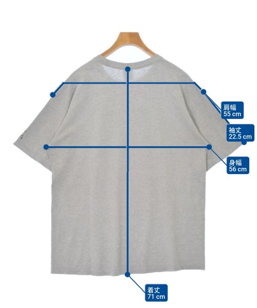 STUSSY（ステューシー）Tシャツ・カットソー グレー サイズ:L メンズ/2200685801086