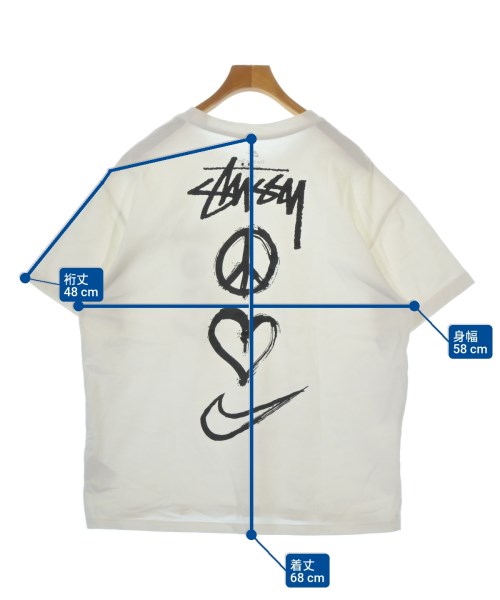 STUSSY（ステューシー）Tシャツ・カットソー 白 サイズ:XXL メンズ/2200685950081