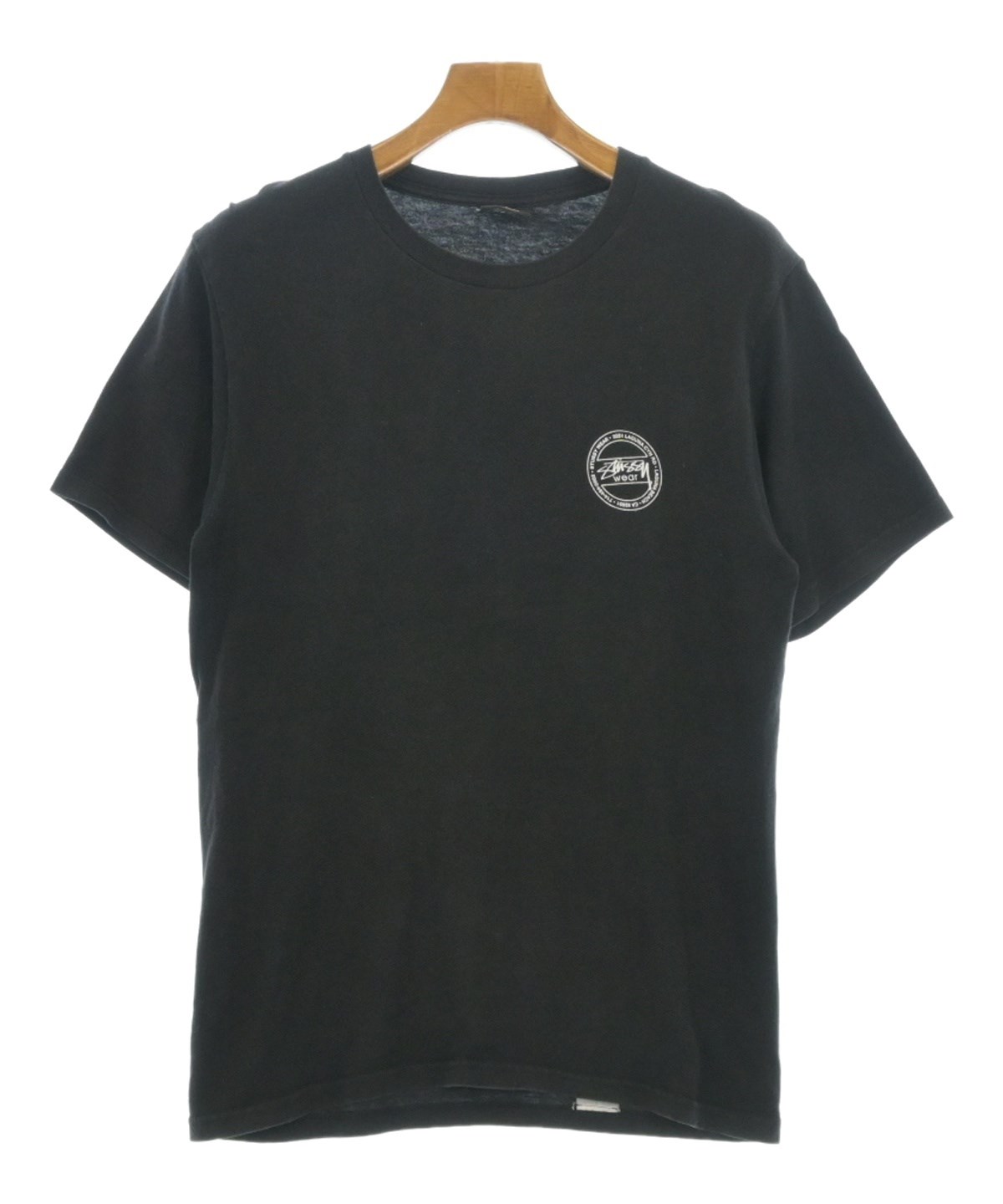 STUSSY ブラック Tシャツ Sサイズ STUSSY（ステューシー）Tシャツ・カットソー 黒 サイズ:S メンズ